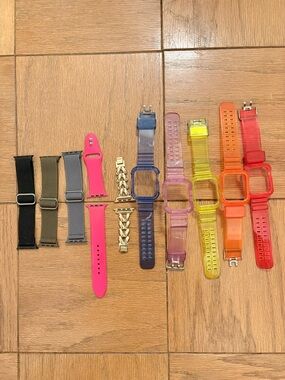 Mixed Color Interchangeable Watch Bands Set 42mm